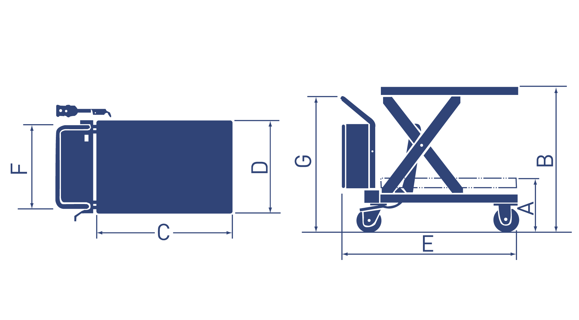 OPK-Product-website-lift-table-semi-auto-lift-table-dimension